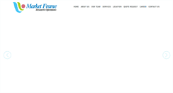 Desktop Screenshot of marketframeresearch.com